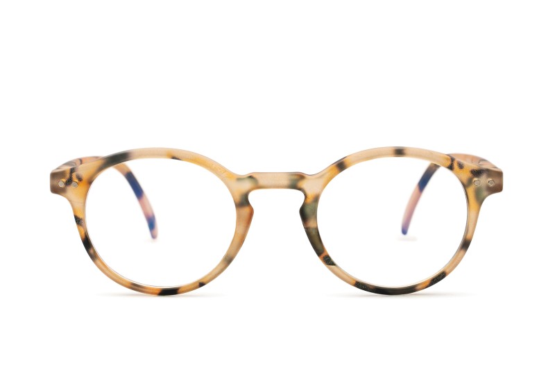 Izipizi Screen #H Light Tortoise - blaufilter Brillen [Computerbrillen], rund, unisex, braun