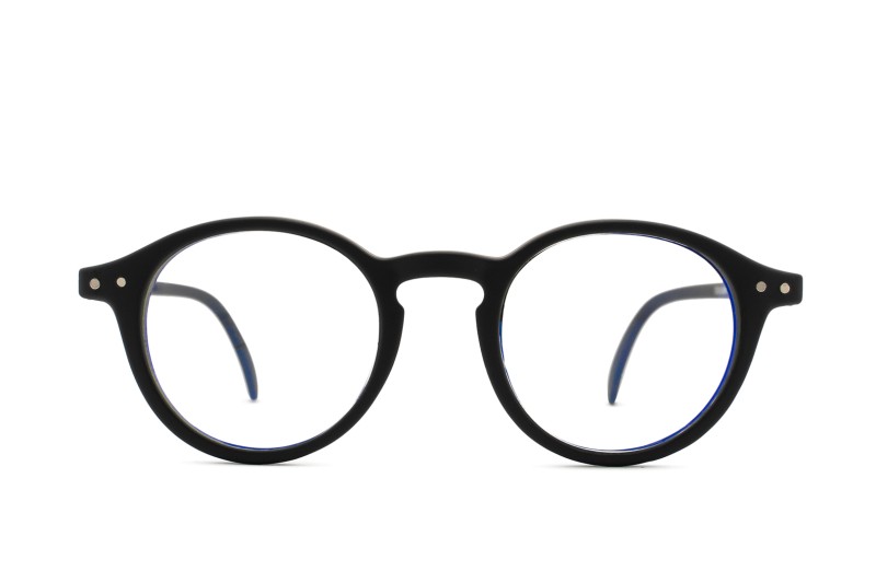 Izipizi Screen Junior #D Black (für 5 - 10 Jahre) - blaufilter Brillen [Computerbrillen], rund, kinder, schwarz
