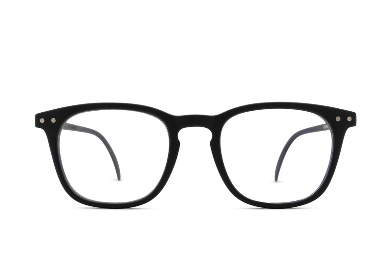 Izipizi Screen Junior #E Black (für 5 - 10 Jahre) - blaufilter Brillen [Computerbrillen], quadratisch, kinder, schwarz