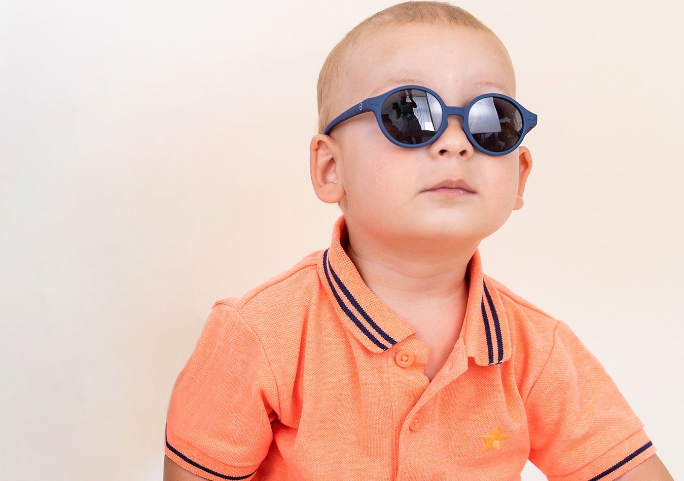 skæbnesvangre plyndringer cirkulære Izipizi Sun Kids Denim Blue (for alderen 9 - 36 måneder) | Lentiamo skæbnesvangre plyndringer cirkulære Izipizi Sun Kids Denim Blue (for alderen 9 - 36 måneder) | Lentiamo