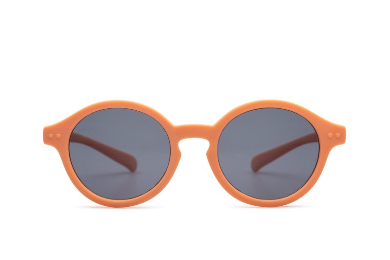 Izipizi Sun Kids+ #D Apricot (για ηλικία 3 - 5 ετών) - round γυαλιά ηλίου, παιδικά, πορτοκαλί, πολωμένα