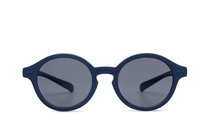 Izipizi Sun Kids+ #D Denim Blue (για ηλικία 3 - 5 ετών) - round γυαλιά ηλίου, παιδικά, μπλε, πολωμένα