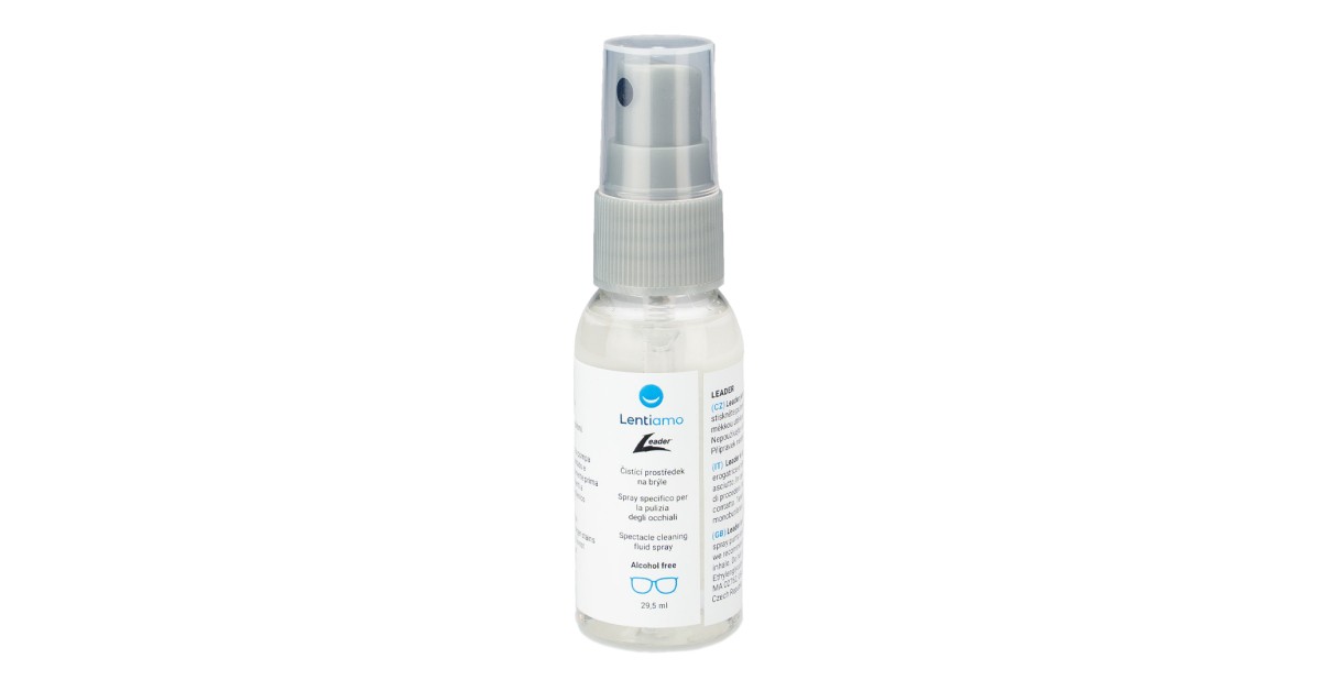 Glasögon rengöringsspray Lentiamo 29,5 ml