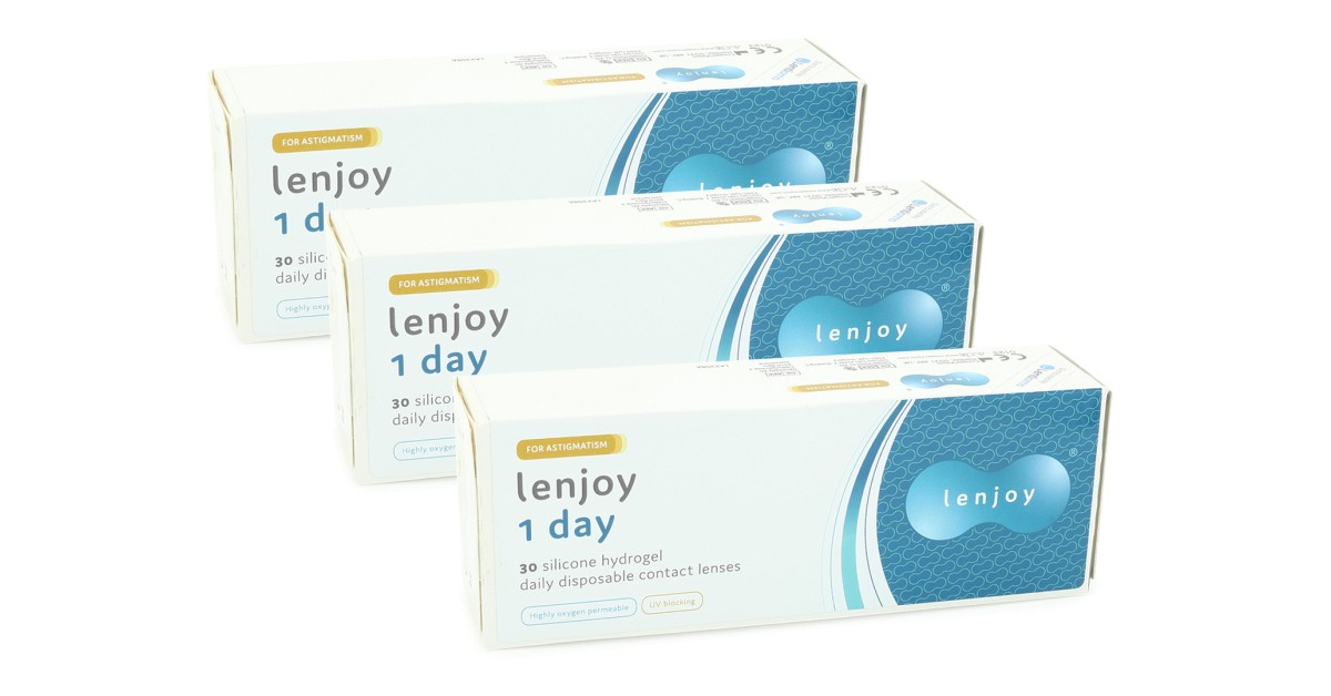 Lenjoy 1 Day for Astigmatism (90 Linsen)