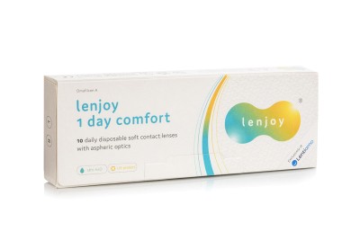 Lenjoy 1 Day Comfort (10 lenses) Supervision Daily Contact Lenses single vision sport