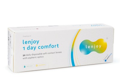 Lenjoy 1 Day Comfort (30 lenses) Supervision Daily Contact Lenses single vision sport