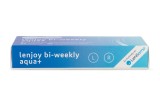 Lenjoy Bi-weekly Aqua+ (12 čoček) + Oxynate Peroxide 380 ml s pouzdrem 27787