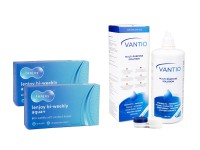 PegaVision Lenjoy Bi-weekly Aqua+ (12 čoček) + Vantio Multi-Purpose 360 ml s pouzdrem