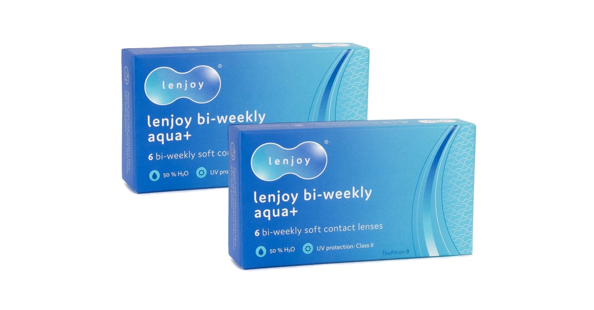 Lenjoy Bi-weekly Aqua+ (12 linser)