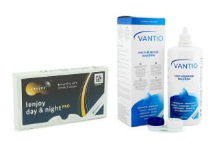 Lenjoy Day & Night PRO (6 čoček) +  Vantio Multi-Purpose 360 ml s pouzdrem