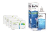 Lenjoy Monthly Comfort (12 čoček) + ReNu MultiPlus 360 ml s pouzdrem 27818