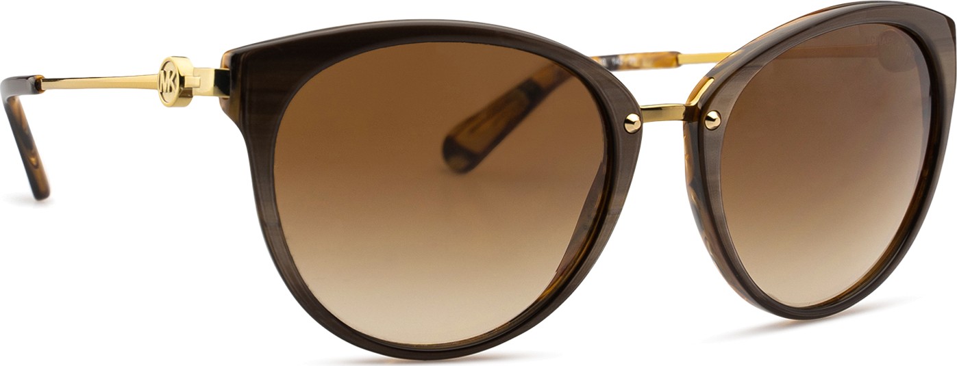 Michael Kors MK6040 Abela III Round Sunglasses Brushed BrownBrown  Gradient at John Lewis  Partners