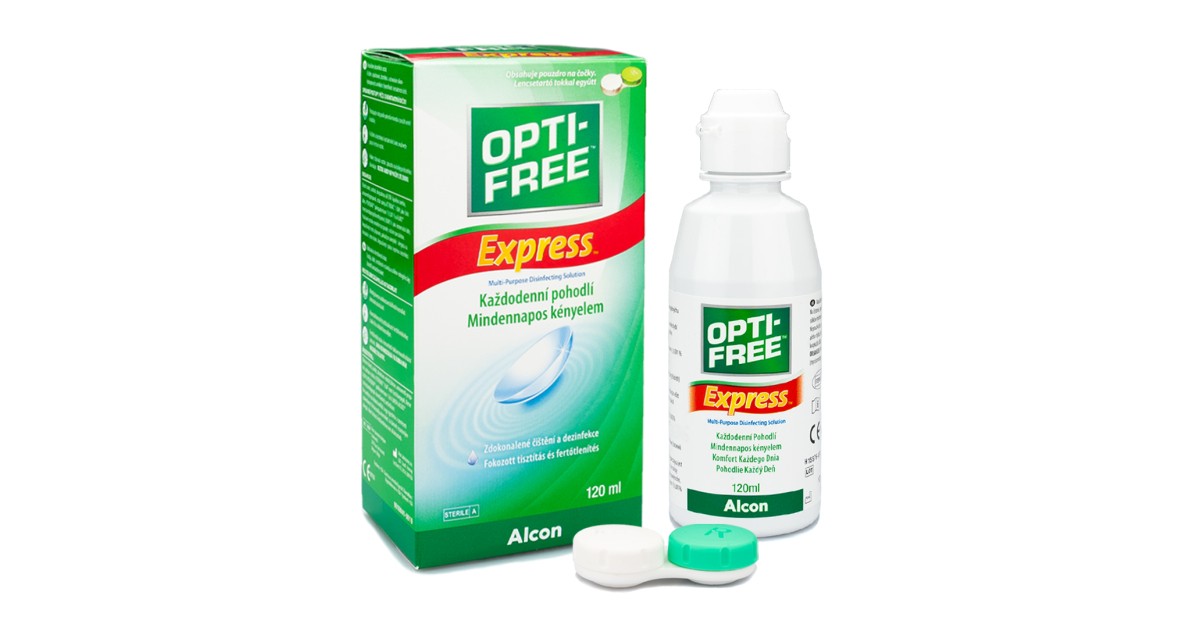 Image of OPTI-FREE Express 120 ml mit Behälter