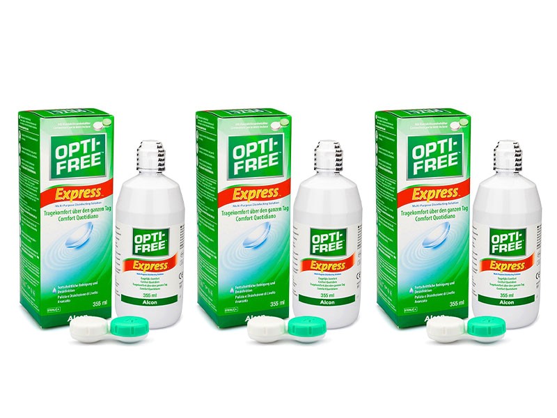 

OPTI-FREE Express 3 x 355 ml avec étuis