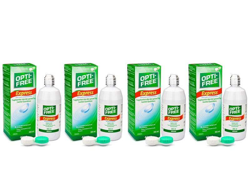 

OPTI-FREE Express 4 x 355 ml avec étuis