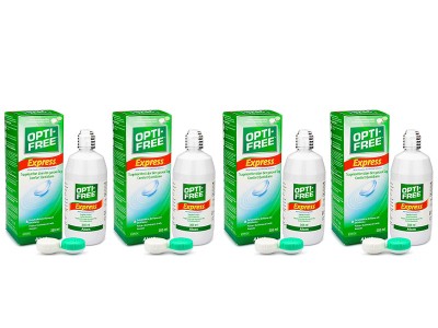 OPTI-FREE Express 4 x 355 ml mit Behälter