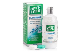 OPTI-FREE PureMoist 300 ml mit Behälter