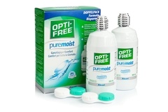 OPTI-FREE PureMoist 2 x 300 ml mit Behälter