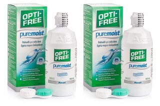 OPTI-FREE PureMoist 2 x 300 ml s pouzdry