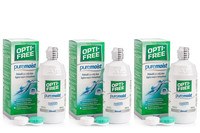 OPTI-FREE PureMoist 3 x 300 ml cu suporturi lentiamo poza