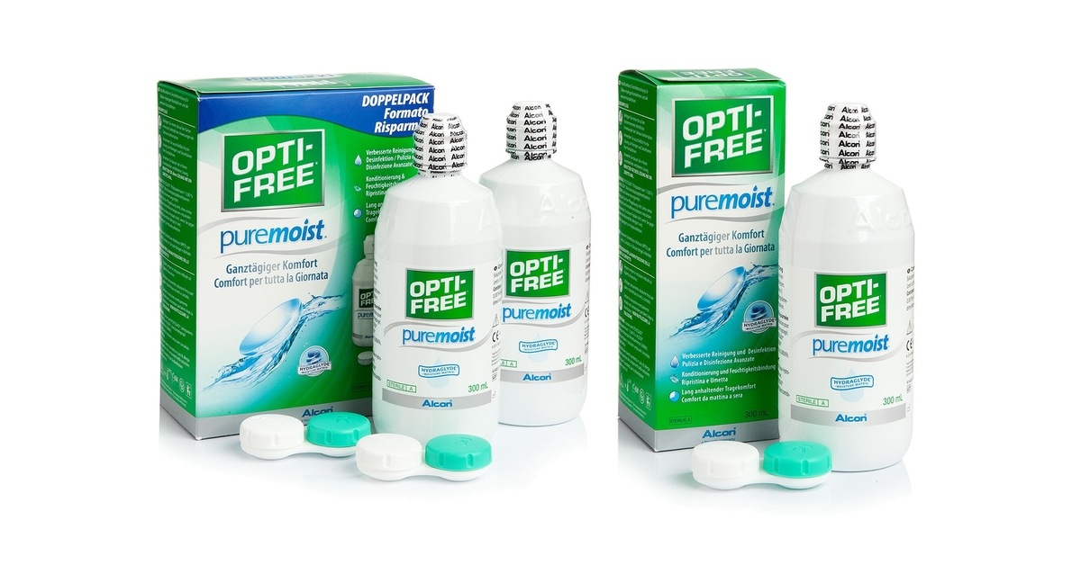 Image of OPTI-FREE PureMoist 3 x 300 ml mit Behälter