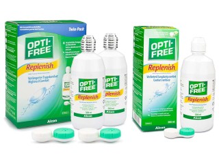 OPTI-FREE RepleniSH 3 x 300 ml s pouzdry - DE