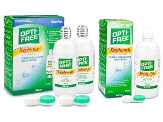 OPTI-FREE RepleniSH 3 x 300 ml avec étuis