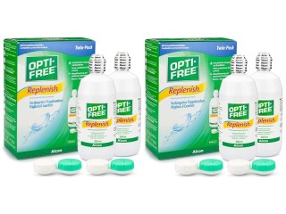 OPTI-FREE RepleniSH 4 x 300 ml s pouzdry - DE