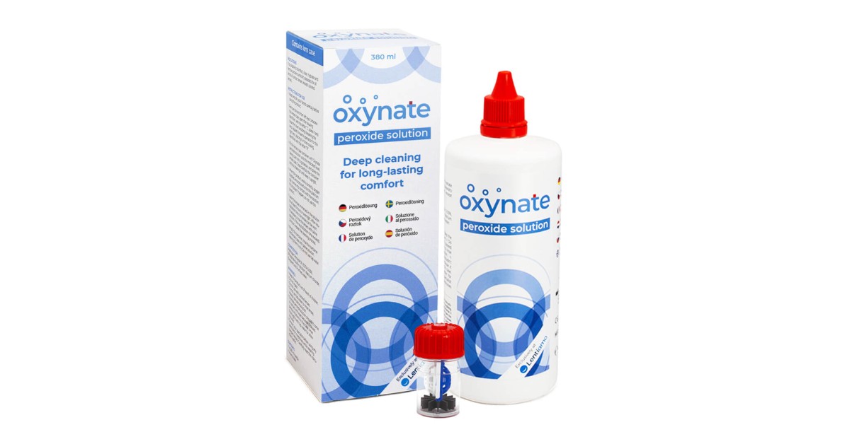 Oxynate Peroxide 380 ml med linsetui