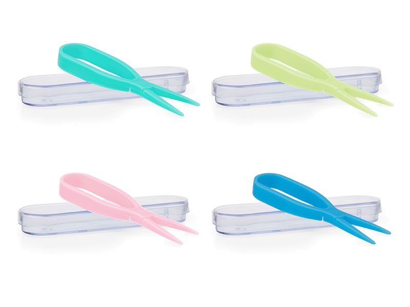 

Pinces colorées pour lentilles avec étui