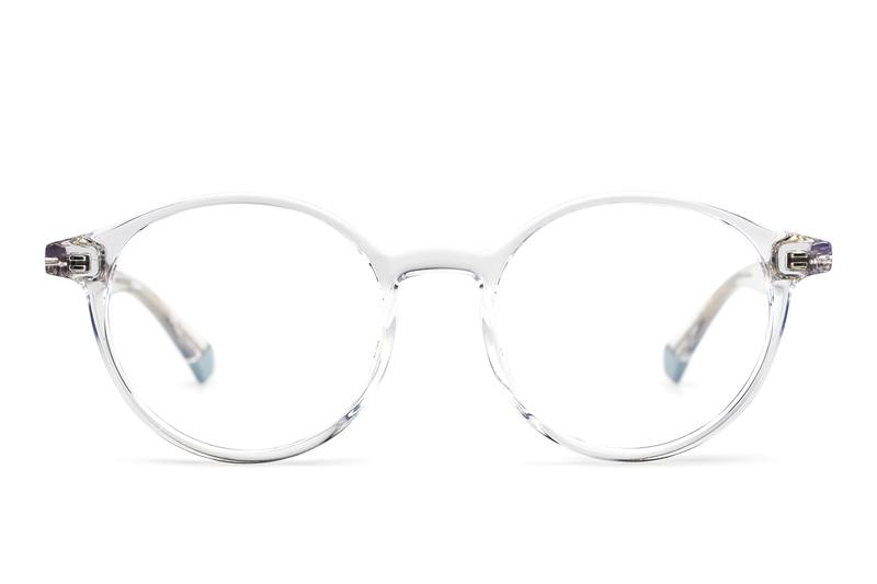 Polaroid PLD D380 900 18 49 - dioptrické brýle, kulaté, unisex, transparentní