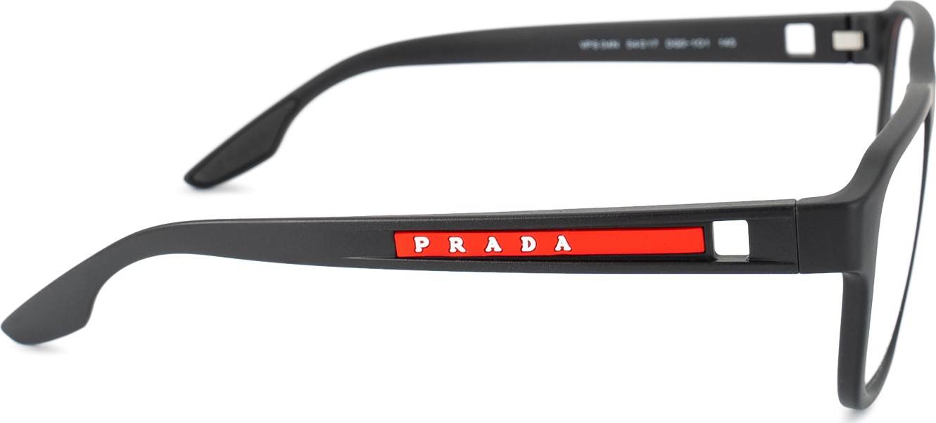 Canadá huella dactilar Tranquilidad de espíritu Gafas Graduadas PRADA PS 08GV DG01O1 54/18 Hombre Noir Gomme Cuadrada  Circular Moderno 54mmx18mm 152€ | pamso.pl