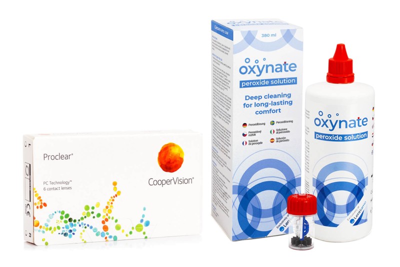 E-shop CooperVision Proclear Compatibles Sphere (6 čoček) + Oxynate Peroxide 380 ml s pouzdrem