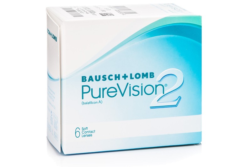 Линзы непрерывного ношения. Bausch & Lomb PUREVISION. Контактные линзы Bausch Lomb. Линзы Pure Vision. Контактные линзы Bausch&Lomb Pure Vision 2 (6) -1.00 / 8.6 / 14.00/ ежемесячные.