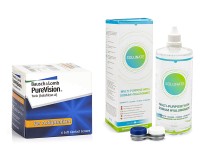 PureVision Toric (6 Linsen) + Solunate Multi-Purpose 400 ml mit Behälter