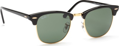 Ray-Ban Clubmaster RB3016 901/58 51 Polarised Sunglasses