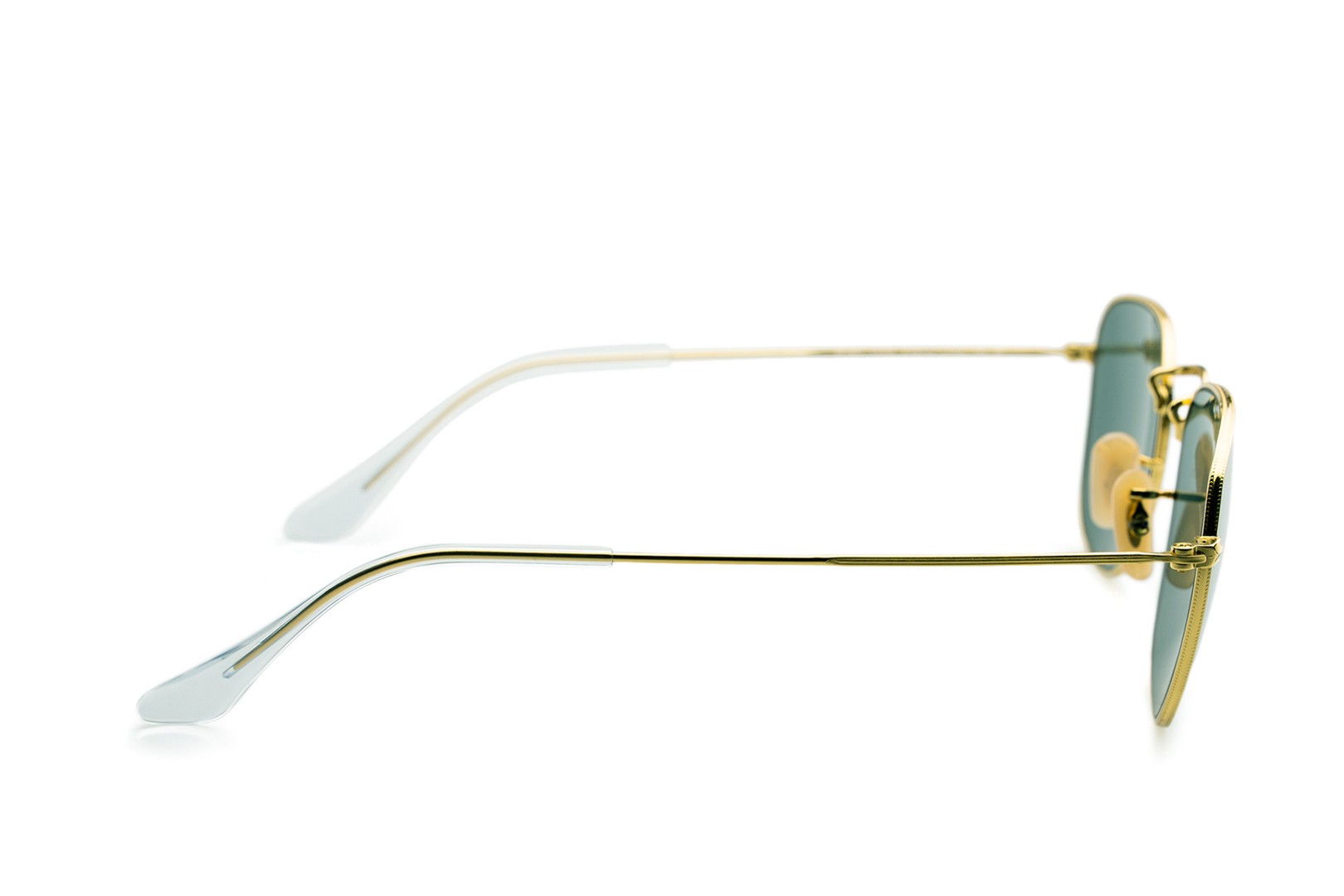 Ray-Ban Frank Legend Gold Zonnebrillen Zwart Montuur Groen Glazen 51-20 in het Zwart Dames Accessoires voor voor Zonnebrillen voor 