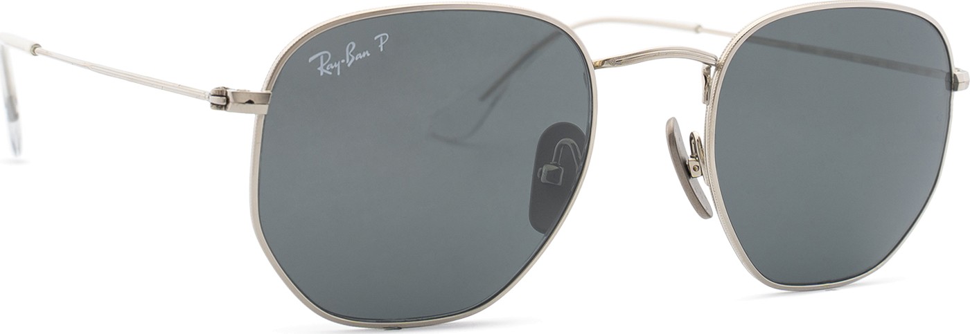 Het formulier waarom aantal Ray-Ban® Hexagonal Titanium RB8148 920948 | Lentiamo