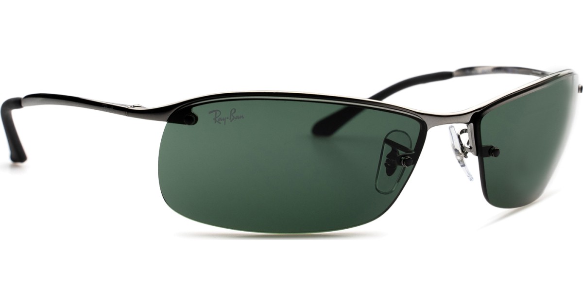 RAY BAN Lunette De Soleil Rectangulaire Ray-Ban Argent&eacute; - S