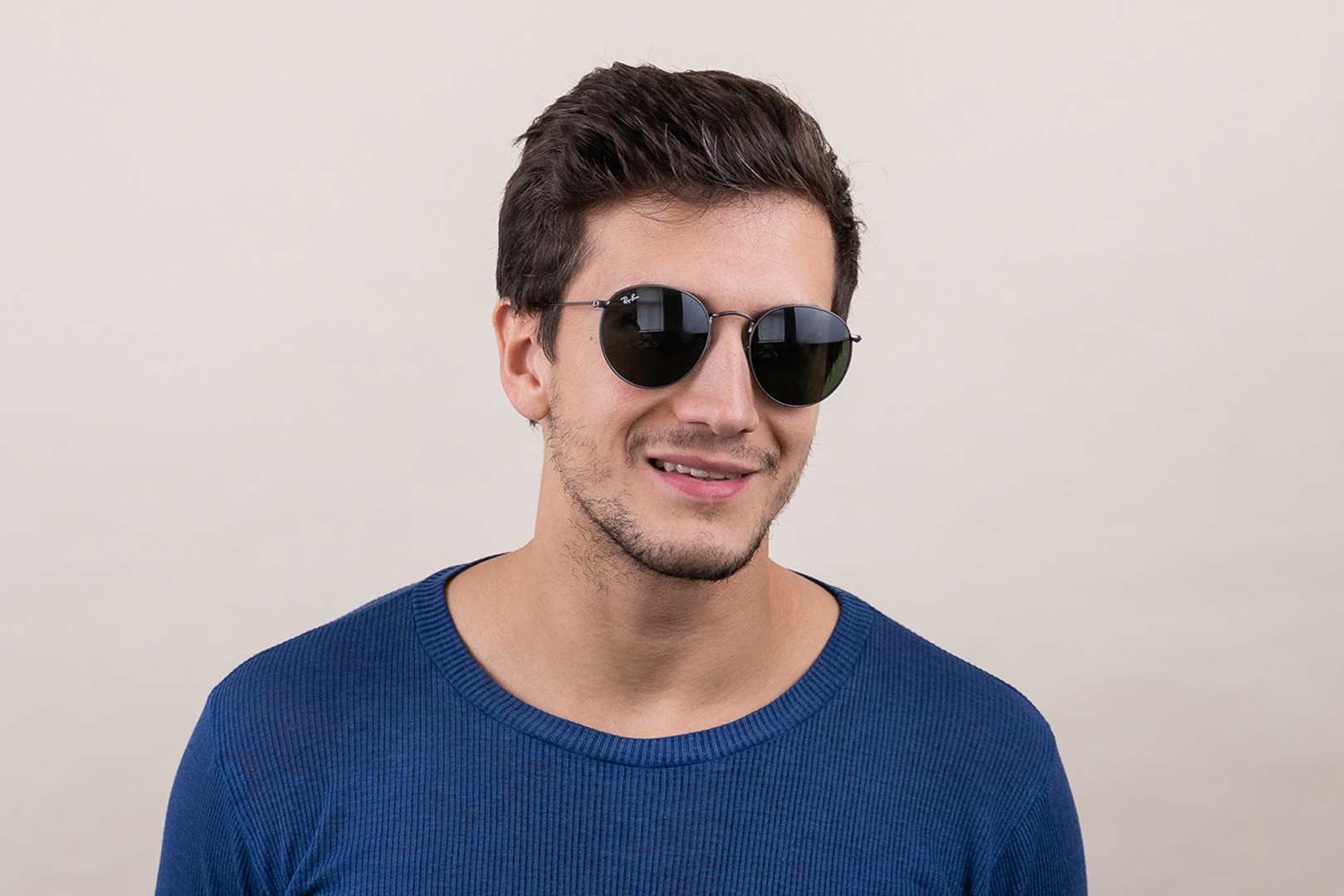 Antagelser, antagelser. Gætte tidligere Ooze Ray-Ban® Round Metal RB3447 029 | Lentiamo