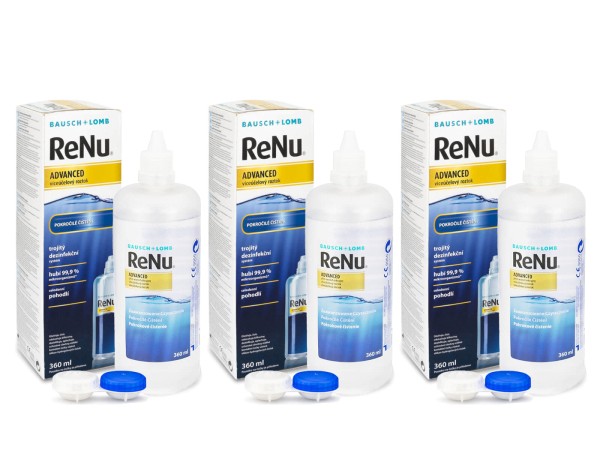 E-shop ReNu Advanced 3 x 360 ml s puzdrami