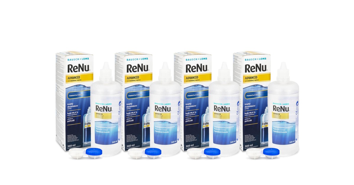 Image of ReNu Advanced 4 x 360 ml mit Behälter