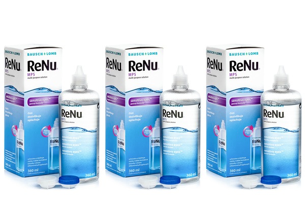 E-shop ReNu MPS Sensitive Eyes 3 x 360 ml s puzdrami