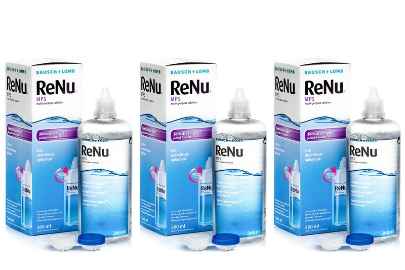 E-shop ReNu MPS Sensitive Eyes 3 x 360 ml s pouzdry