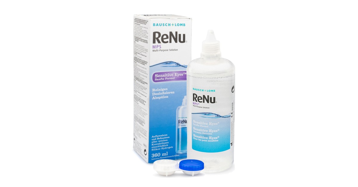 Image of ReNu MPS Sensitive Eyes 360 ml mit Behälter