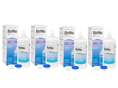 Image of ReNu MPS Sensitive Eyes 4 x 360 ml mit Behälter