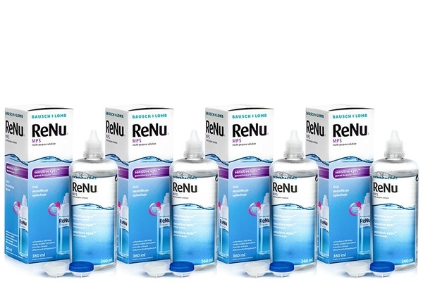 E-shop ReNu MPS Sensitive Eyes 4 x 360 ml s puzdrami
