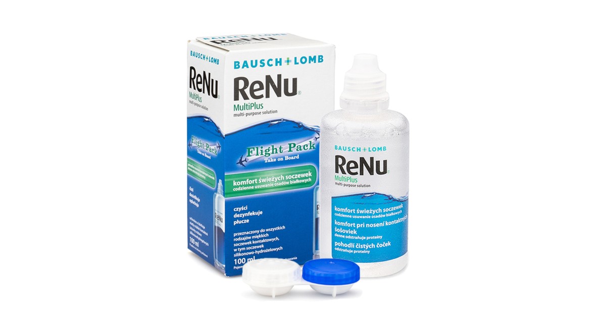 ReNu MultiPlus Flight Pack 100 ml med linsetui