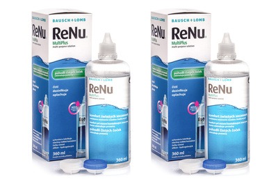 ReNu MultiPlus 2 x 360 ml with cases Bausch &amp; Lomb