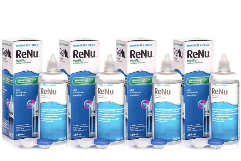 

ReNu MultiPlus 4 x 360 ml avec étuis